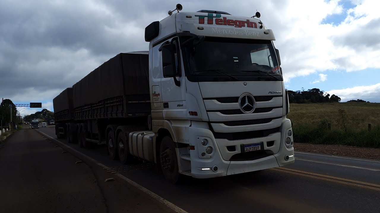 55/03/419/2023/1417 MB ACTROS 2651 6X4 BRANCO 100 RODOTREM GRANELEIRO NOMA 9 EIXOS 25,50 PELEGRIN