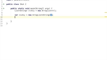 [JAVA SHOTS] Local variable type inference.