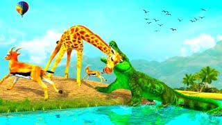 Crocodile Simulator Android Mobial Game Kill The Animals And Humanbeings#3 screenshot 5
