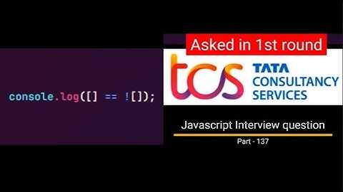 Javascript output based Interview question - Part 137  #javascriptinterview #javascript #reactjs