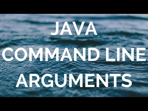Java Command Line arguments (manohar academy)