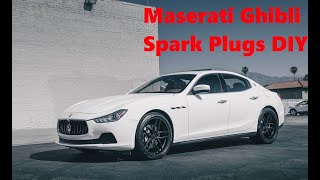 Maserati Ghibli Spark Plugs DIY
