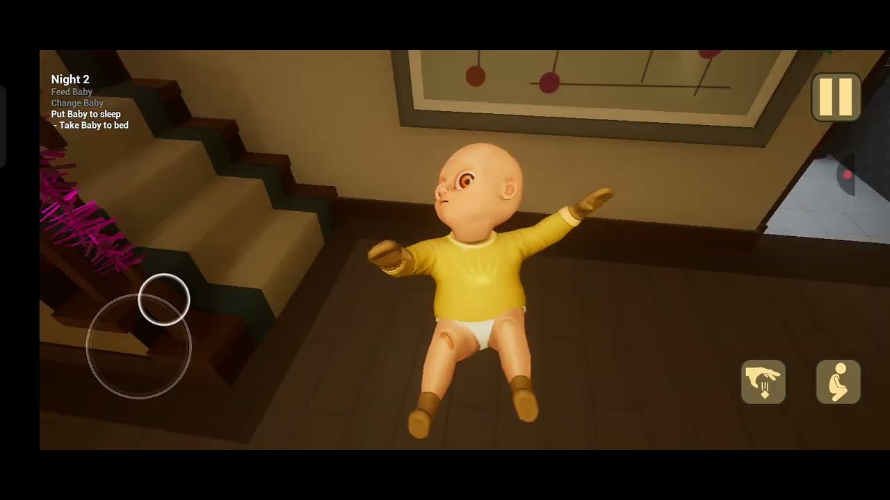 Playing The BABY in yellow 