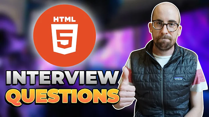 HTML Interview Questions (realistic)