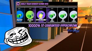 Roblox Jailbreak Hyperchrome grinding be like...