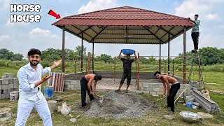 Farmhouse Mein Ghode Ke Liye Bana Diya luxury ￼ House 🐎 part-45