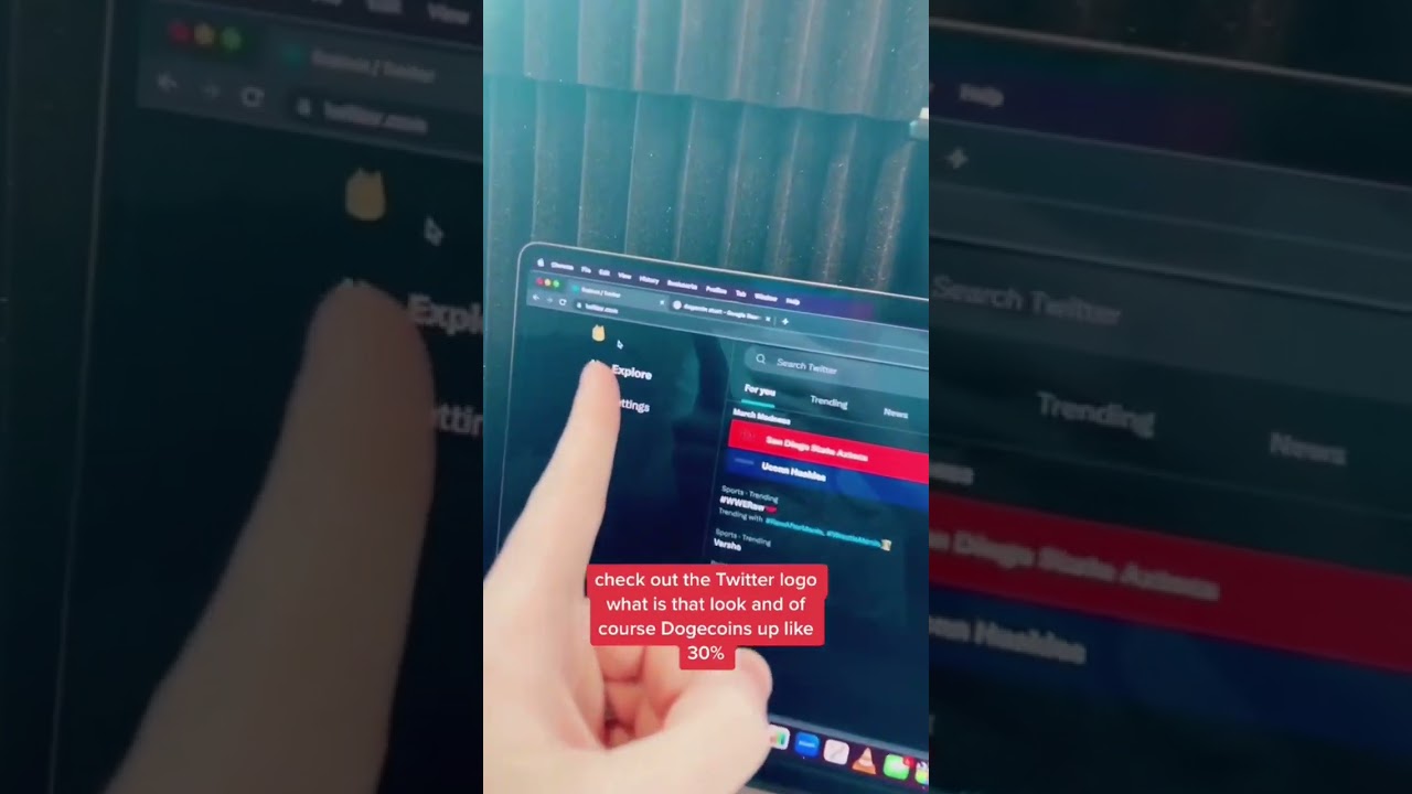 Twitter logo now doge coin 