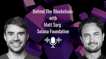Building a successful career in Web3 from Matt Sorg, Solana Foundation