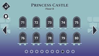 Tricky Castle level 71-80 walkthrough. (Princess Castle)