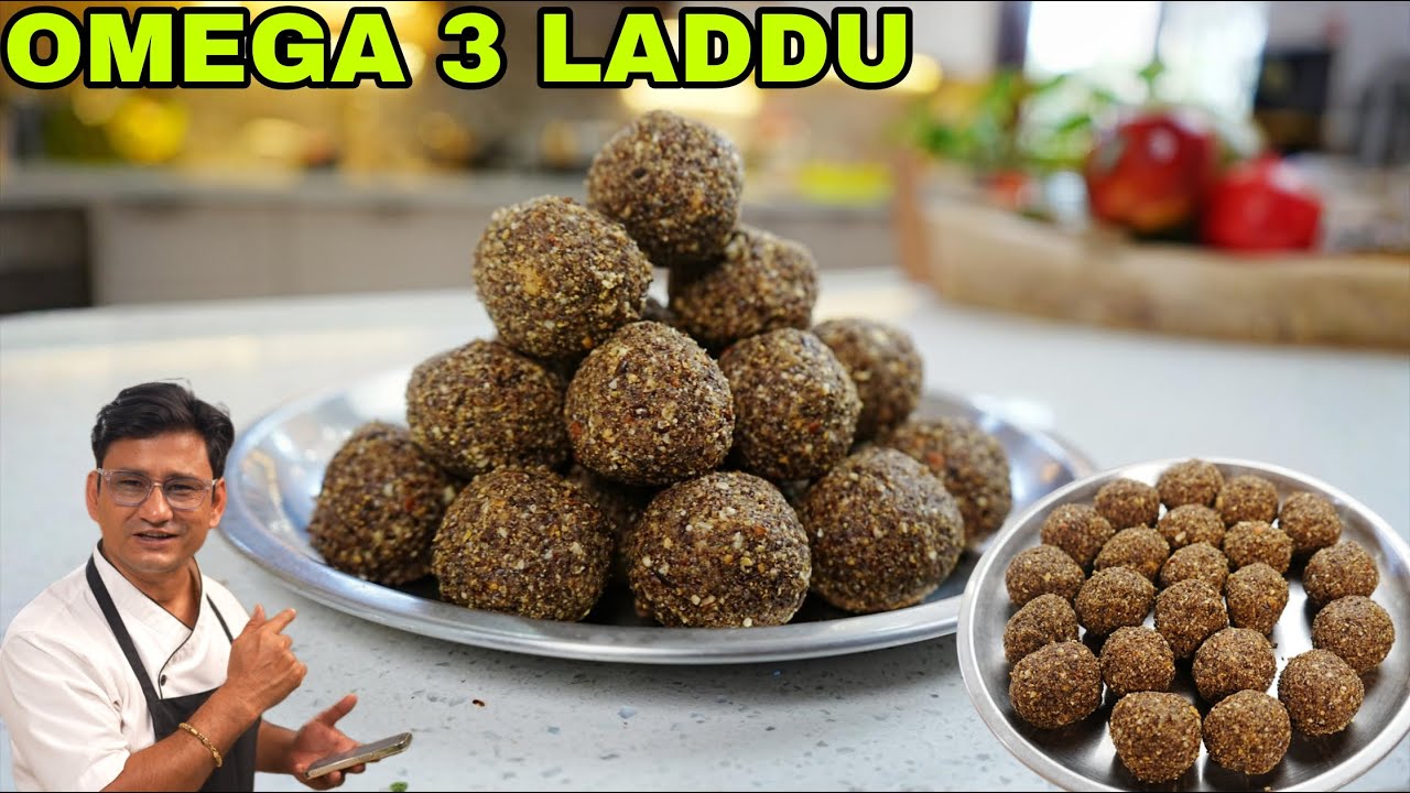 Omega 3 से भरपूर अलसी लड्डू बिना गुड को पिघलाए आसानी से बनाएं।