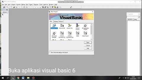 Tutorial membuat program HScrollbar dan VScrollbar di VB6
