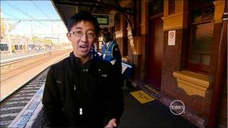 Ten News Sydney - Waratah Train A Set First Penger Run 172011