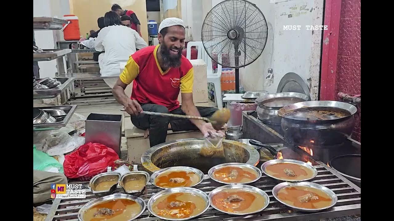Beef Nalli Maghaz Nihari Karachi Street Food Best Fire Tarka Nihari