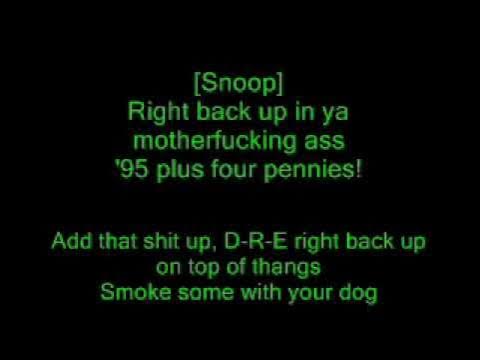 Dr. Dre feat. Snoop Dogg - Still Dre (Lyrics)