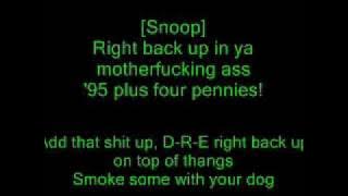 Dr. Dre feat. Snoop Dogg - Still Dre (Lyrics)