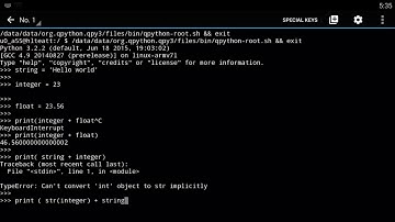 Qpython tutorial- 6 Adding Data Types