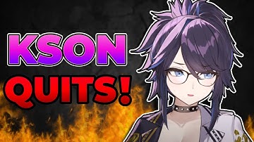 KSON Leaves Vshojo Dropping Bombshells! Quits Live on stream!