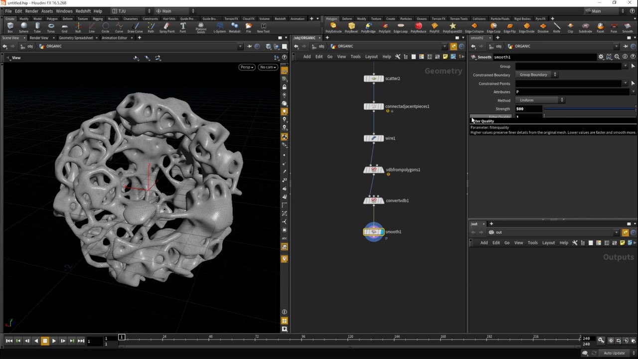 Abstract Organic Form in Houdini - Part 1