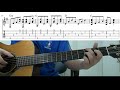 In the end linkin park  easy fingerstyle guitar playthough tutorial lesson with tabs