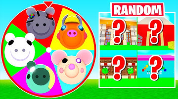 ROBLOX PIGGY RANDOM MAPS & SKIN CHALLENGE! (Part 3)