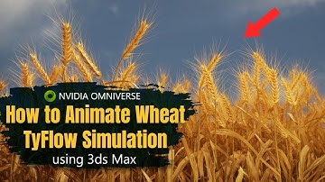 Create a flowing wheat field in Nvidia Omniverse Create. Millions of instances rendered in realtime!