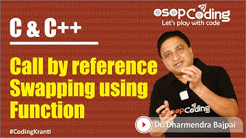 Function Call by reference | Concept of pointers | Swapping of 2 No. | C/C++ Tutorial - #Lecture85