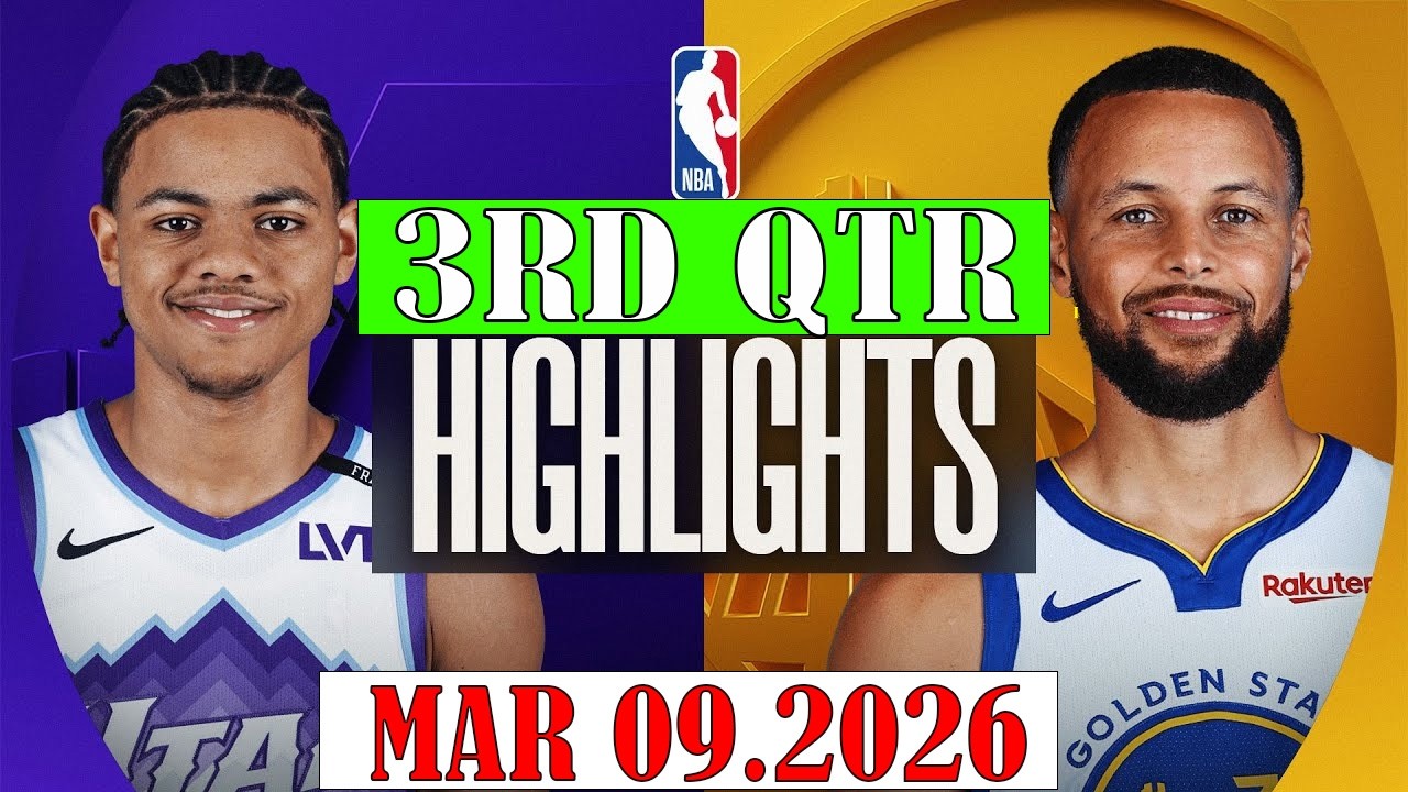 Utah Jazz vs Golden State Warriors 3rd Qtr Mar 09.2025 Highlights | NBA HIGHLIGHT