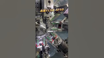 YLSK-1250 Camless Spring Forming Machine. #cncspringformingmachine #cnc #cncmachinemanufacturer