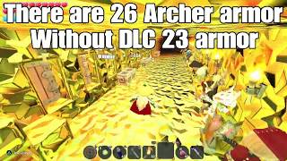 Portal Knights All Ranger/Archer armor with rift armor and Archer capes and uncraftable armor V1.63