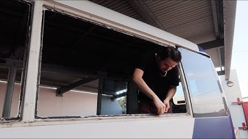 Our Coaster Conversion - Part Thirteen - Window Removal