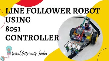 Line Follower Robot - Prototype Simulation using 8051 uC || Line Follower Robot || 8051 Projects