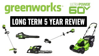 Greenworks Outdoor Tools Long Term Review - How Are They 5 Years Later?? by LDSreliance 1,371 views 5 months ago 6 minutes, 25 seconds