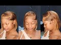 Best way to install a bob frontal wig  how to install bob wigs  frontal wig install