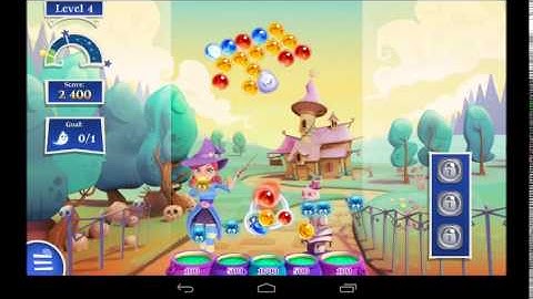 Bubble Witch Saga 2 Level 4 - 3 Star Walkthrough