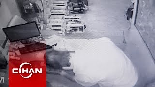 Hırsızlık Anı Güvenlik Kamerasında