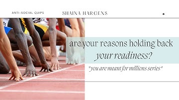 No more excuses - your million reasons: Sisterhood Session