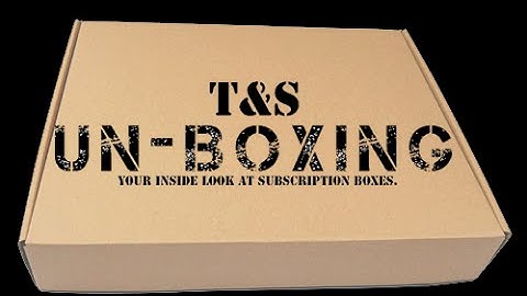 T&S Unboxing - Nerd Block Sci-Fi Block November 2015