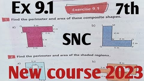 Exercise 9.1 Class 7th Math kpk and PTB new course 2023| unit 9 Surface,Area and volume
