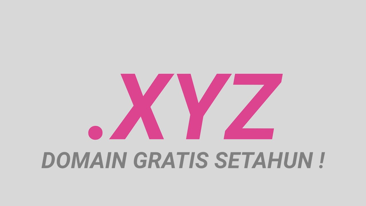 Домен xyz. Xyz domain.