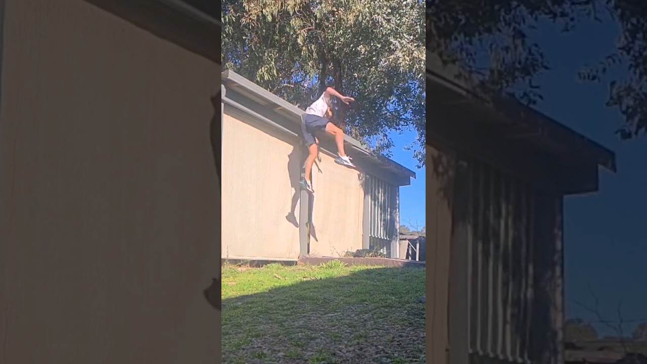 *GRAPHIC* broken arm parkour freak accident 🤮 #fails #shorts