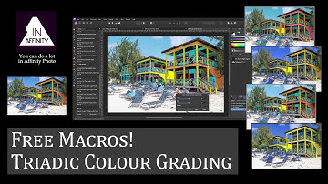 Free Macros! Selective Colour Triadic Colour Grading