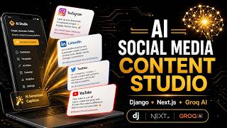 I Built an AI That Writes Instagram, LinkedIn & Twitter Captions in Seconds | Final Year Project