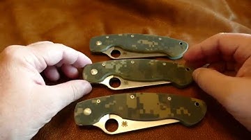 Spyderco Military Chinese Clone Wars Fake Counterfeit Comparison