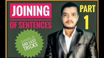 Joining of Sentences//Explained in bengali(Simple sentence)PART-1