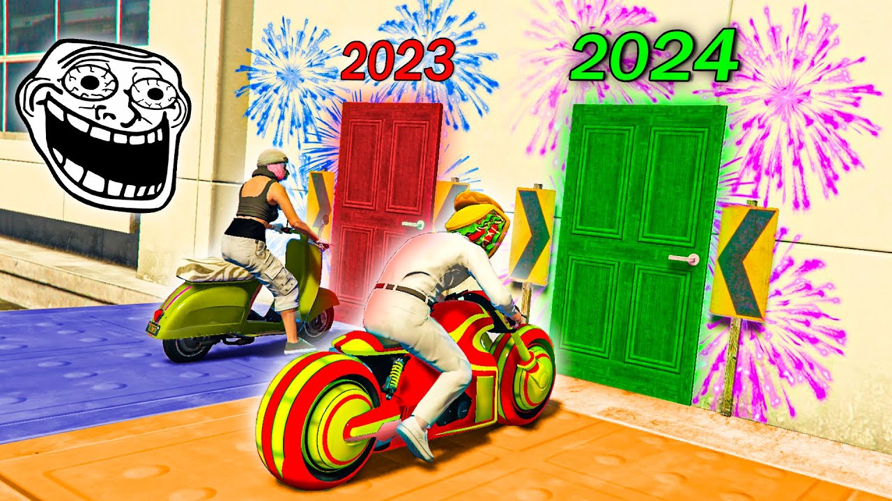 CARRERA TROLL ESPECIAL AÑO NUEVO 2024!! GTA 5 ONLINE YouTube