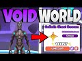 I unlocked void world and defeated cybernetic boss in arm wrestle simulator