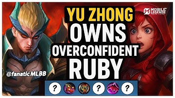 Yu Zhong owns Overconfident Ruby with this build | Yu Zhong Build & Emblem S37 | fanaticMLBB