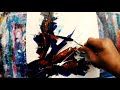 seniman jalanan viral Lukisan abstrak ipoel bakhri Art #14