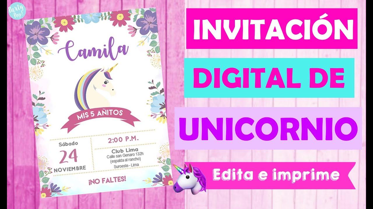 Featured image of post Invitaciones Digitales De Unicornio 363 likes 23 talking about this