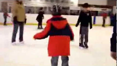 Billy ice skating